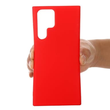 Liquid silikon skal Samsung Galaxy S22 Ultra - China Red