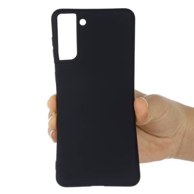 Liquid silikon skal Samsung Galaxy S22 Plus - Svart