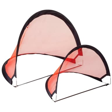 vidaXL Pop-Up Fotbollsmål 2 st 80x60x60 cm