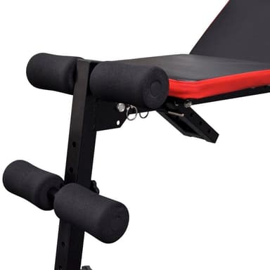 vidaXL Justerbar Sit-up-bänk, Träningsbänk