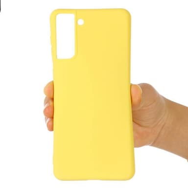 Liquid silikon skal Samsung Galaxy S22 Plus - Gul