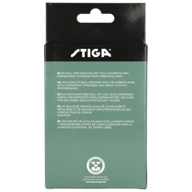 STIGA Master 6-pack ABS 1-star, Bordtennisbollar