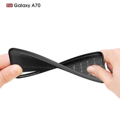 Samsung Galaxy A70 TPU-skal Litchi Grain