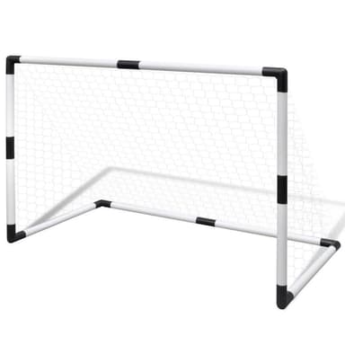 vidaXL Minifotbollsmål 2-pack för barn 91,5x48x61cm