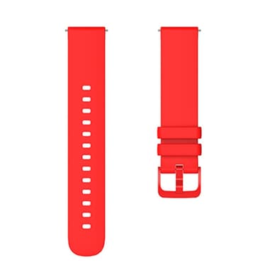 SKALO Silikonarmband till Samsung Watch 3 41mm - Röd