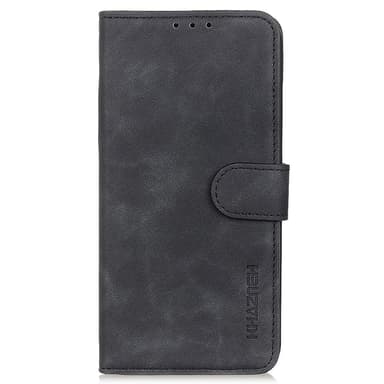 SKALO Motorola Edge 30 5G KHAZNEH Plånboksfodral i PU-Läder - Svart