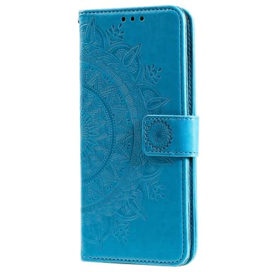 SKALO OnePlus 10T 5G Mandala Plånboksfodral - Blå
