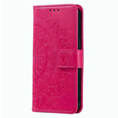 SKALO Sony Xperia 5 IV 5G Mandala Plånboksfodral - Cerise