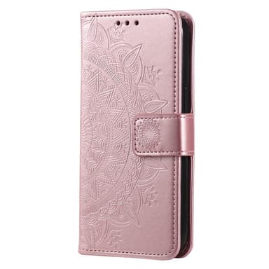 SKALO Sony Xperia 5 IV 5G Mandala Plånboksfodral - Roséguld