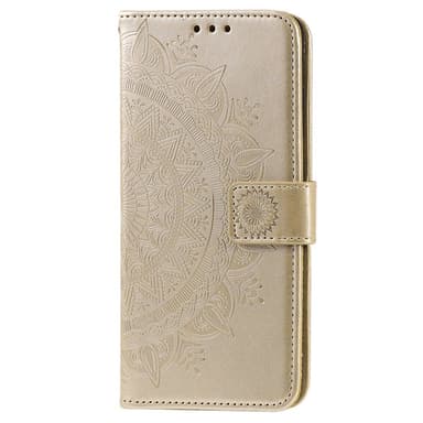 SKALO OnePlus 10T 5G Mandala Plånboksfodral - Guld
