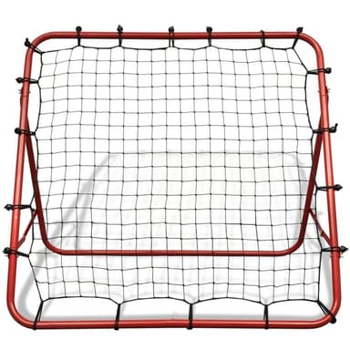 vidaXL Justerbart fotbollsmål Kickback Rebounder 100 x 100 cm