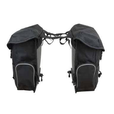vidaXL Cykelväskor 24 L svart