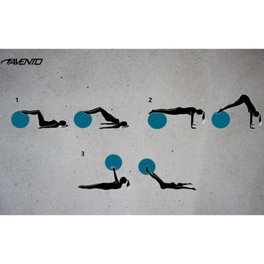 vidaXL Gymnastikboll svart 65 cm