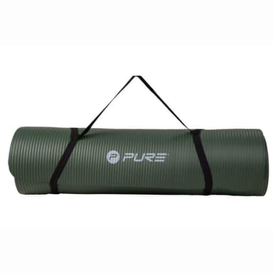vidaXL NBR Yogamatta khakigrön
