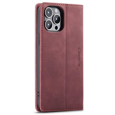 CASEME Plånboksfodral iPhone 14 Pro - Röd