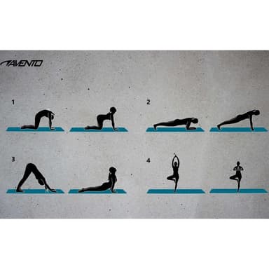 Avento Tränings/yogamatta NBR skum rosa