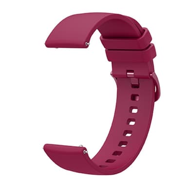 SKALO Silikonarmband till Garmin Venu 2S - Vinröd