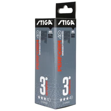 STIGA Perform 3-pack ABS 3-star, Bordtennisbollar