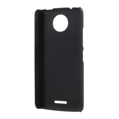 Lenovo Moto C Plus, Skal Plastskal Rubberized - Svart