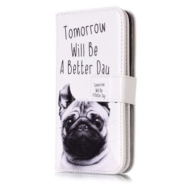 iPhone X / XS Fodral 9 Kortplatser - Pug