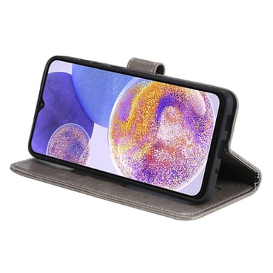 SKALO Samsung A23 5G Mandala Plånboksfodral - Grå