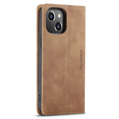 CASEME Plånboksfodral iPhone 14 Plus - LjusBrun