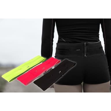 vidaXL Sportbälte Lycra svart