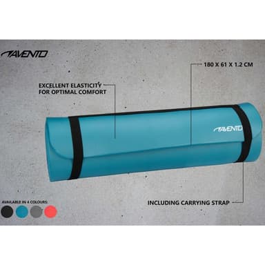 Avento Tränings/yogamatta NBR skum rosa