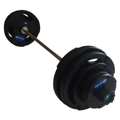 Master Fitness Skivstångsset Deluxe 100 kg, Skivstångset
