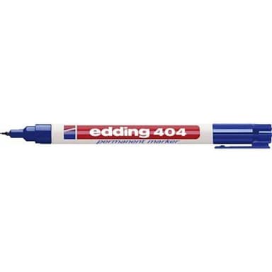 Edding Permanent bläckpenna edding 404 Blå vattensäker: