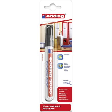 Edding Permanent bläckpenna 4-3000001 Svart