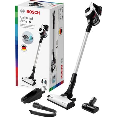 Bosch Haushalt Unlimited Handdammsugare sladdlös Vit,