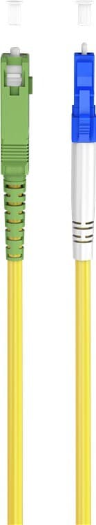 Goobay Fiberoptisk kabel (FTTH), Singlemode (OS2) Yellow, gul (Simplex
