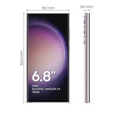 Samsung Galaxy S23 Ultra 5G smartphone 8/256GB (lila)