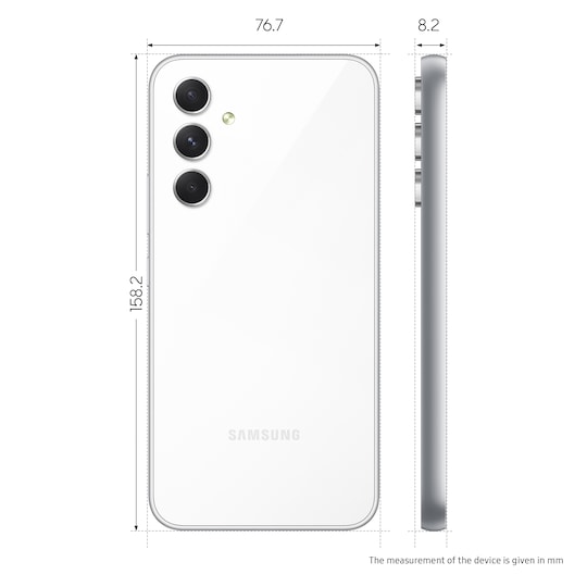 Samsung Galaxy A54 5G smartphone 8/128GB (vit)