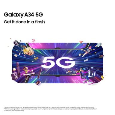 Samsung Galaxy A34 5G smartphone 6/128GB (silver)