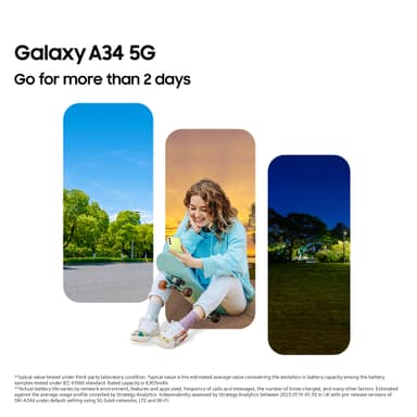 Samsung Galaxy A34 5G smartphone 6/128GB (silver)