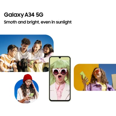 Samsung Galaxy A34 5G smartphone 6/128GB (silver)