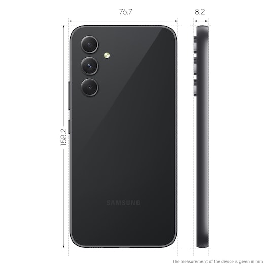 Samsung Galaxy A54 5G smartphone 8/256GB (svart)