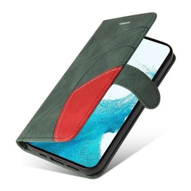 KT Plånboksfodral till Samsung Galaxy S23+ (Plus) - Grön/Röd