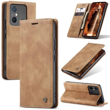 CaseMe Smart Magnet FlipCase Xiaomi Redmi 12C - Brun