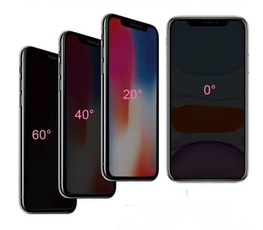 KAPSOLO PRIVACY Skärmskydd för iPhone 11 Pro, 3D, 9H