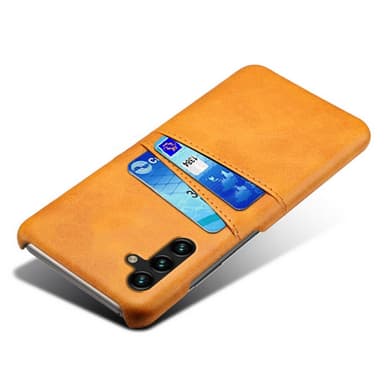 SKALO Samsung A54 5G PU-Läder Korthållare Skal - Ljusbrun