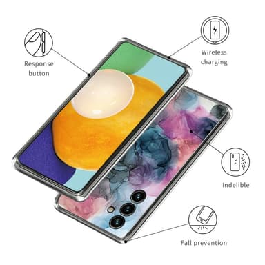 SKALO Samsung A54 5G Marmor TPU-skal - Motiv 1