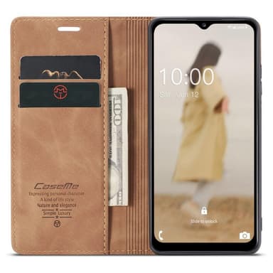 CASEME Plånboksfodral Samsung Galaxy A14 - Brun