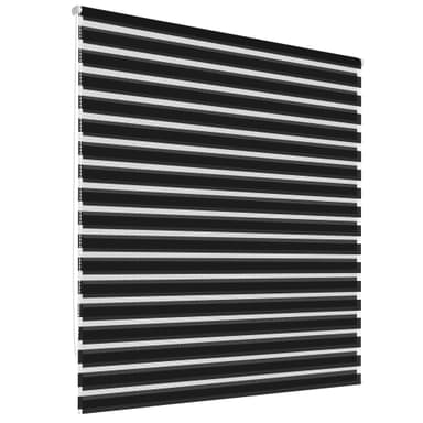 ECD Germany Double rollo klämfix utan borrning 55 x 150cm svart, genomskinlig