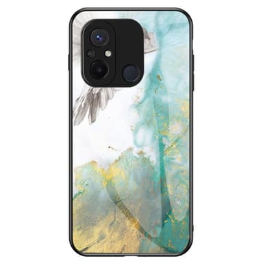 SKALO Xiaomi Redmi 12C 4G Marmor Härdat Glas TPU-skal - Motiv 5