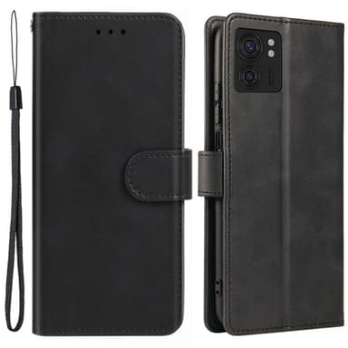 SKALO Motorola Edge 40 5G Premium Plånboksfodral - Svart