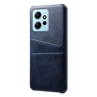 SKALO Xiaomi Redmi Note 12 4G PU-Läder Korthållare Skal - Blå