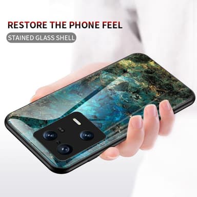 SKALO Xiaomi 13 Pro 5G Marmor Härdat Glas TPU-skal - Motiv 1